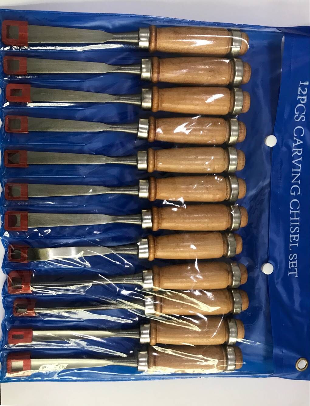 【厂家直销】木工雕刻刀12件套装雕花凿手工雕刻刀 woodc