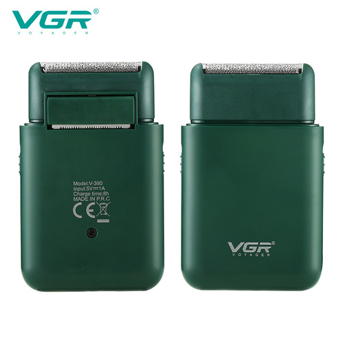 VGR Car Shaver Portable Shaver Men's Electric Mini Shaver Push White Reciprocating Shaving V-390