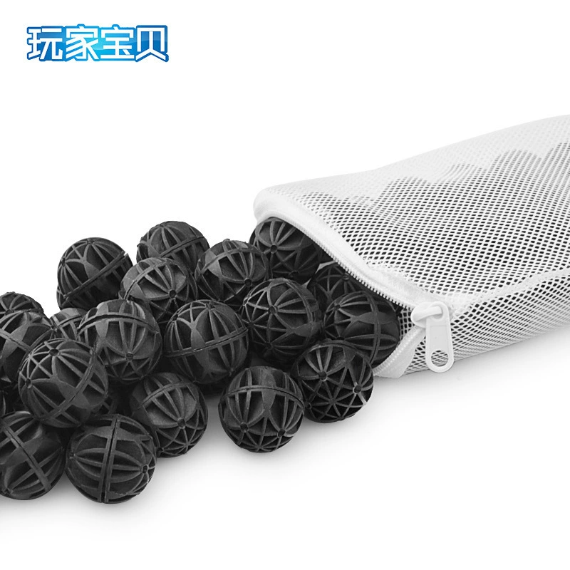 Бутик фильтрующий материал в штучной упаковке профессиональные бактерии, обернутые сердечником, биологический шарик для удаления ионов нитрата кальция и магния в воде