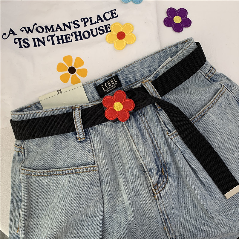 New Fashion Non-porous Cute Flower Belt display picture 8