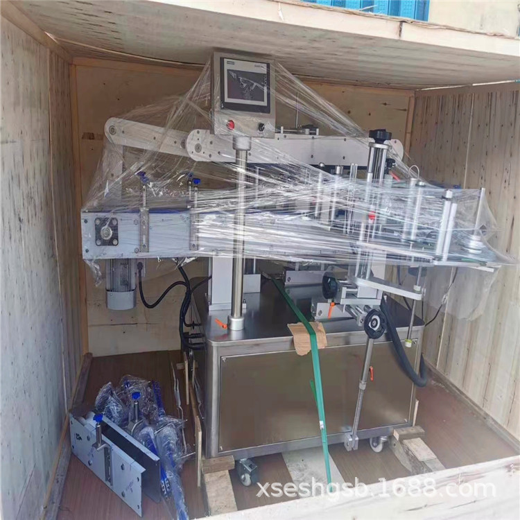 二手方瓶、圆瓶不干胶贴标机 双面、单面贴标机 二手洗衣液贴标机