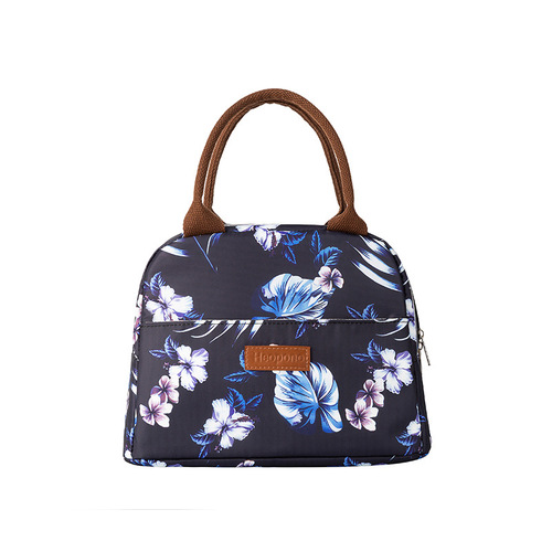 Cross-border large-capacity Oxford cloth insulated bag New style mother and baby ladies portable lunch bag with customizable colors