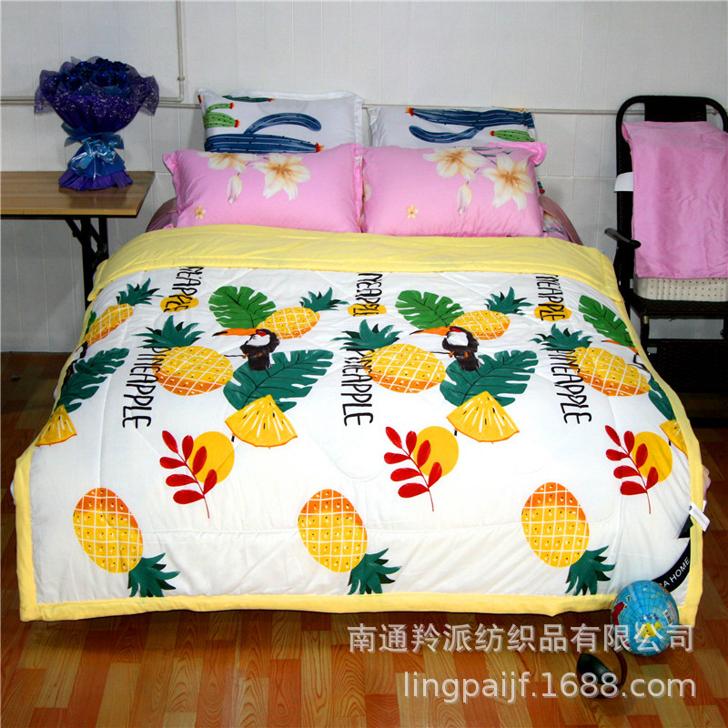 Cool in summer Borneol machining Summer quilt 1.5 M 1,8 m washing Manufacturer Students are Handbag . Children are