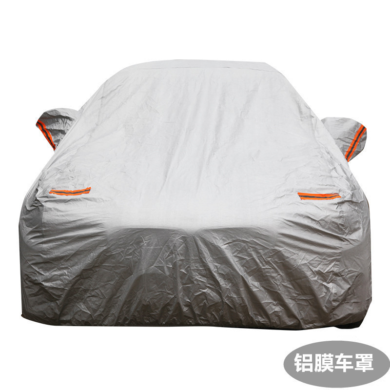 (factory Direct Sales) Reflective Aluminum Film Car Cover Car Cover Special Car Special Rainproof and Dustproof Car Cover