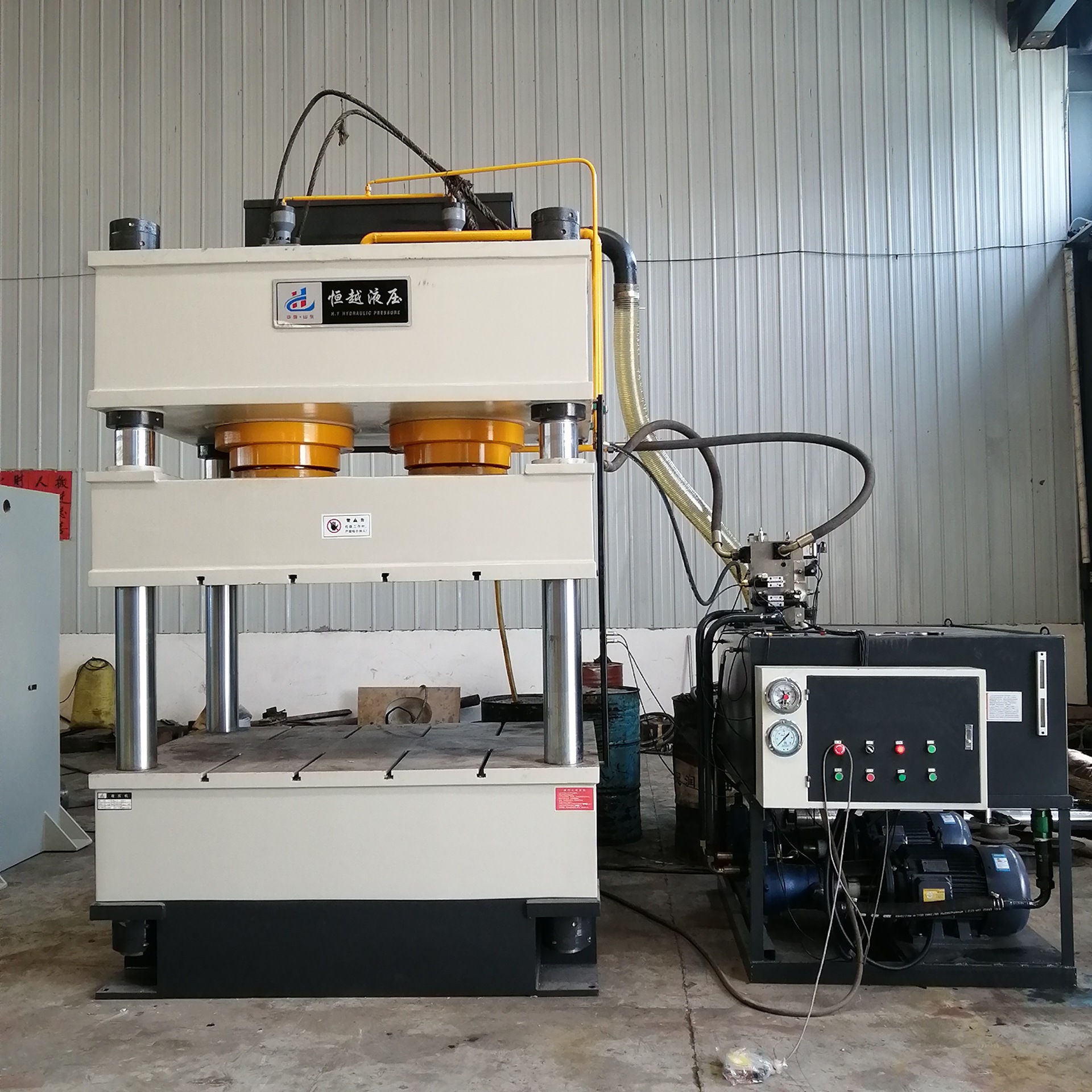 定制500吨大型四柱油压机 整形剪切拉伸成型四柱压力机