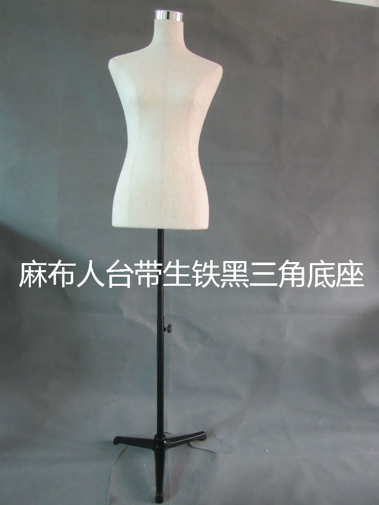 Renwa's three -dimensional tailoring female tool accessories Half -body model props can be performed on clothing display shelves