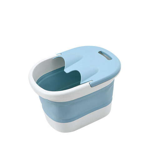 Thickened and heightened folding foot bath plastic foot bath bucket foot bath massage foot bath bucket household adult foot bath
