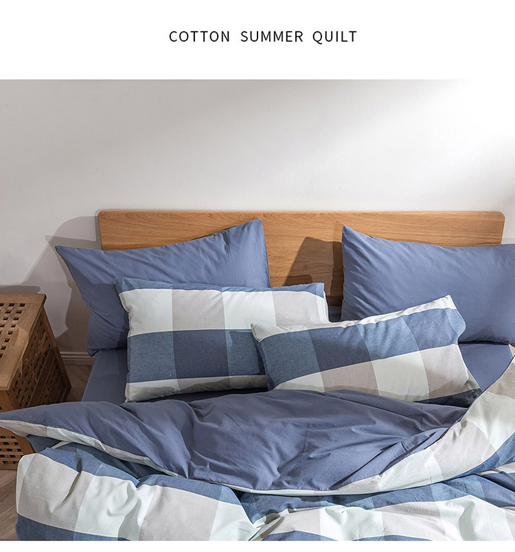 Washed Cotton Bedding Set Duvet Cover And Pillowcase Autumn Winter_voghion.com