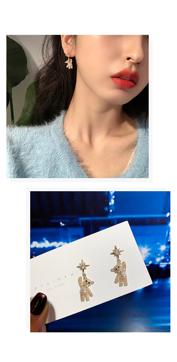 Korea Dongdaemun Das Gleiche Temperament Weibliche Liebe Lange Fransen Ohrringe Weibliche Einfache Silberne Nadel Mit Diamant Ohrringe Ohrringe display picture 5