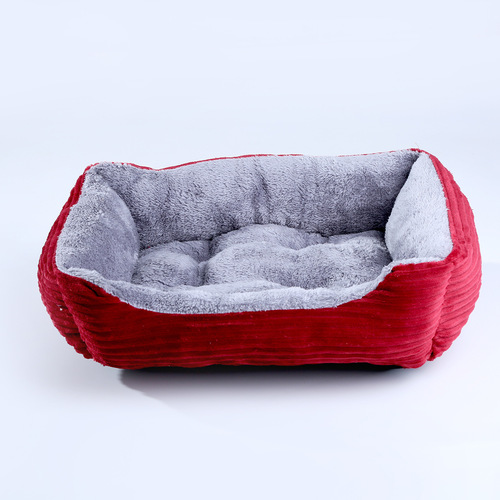 Four seasons universal pet nest candy color square dog nest Teddy Pomeranian dog mat cat nest pet nest manufacturer wholesale