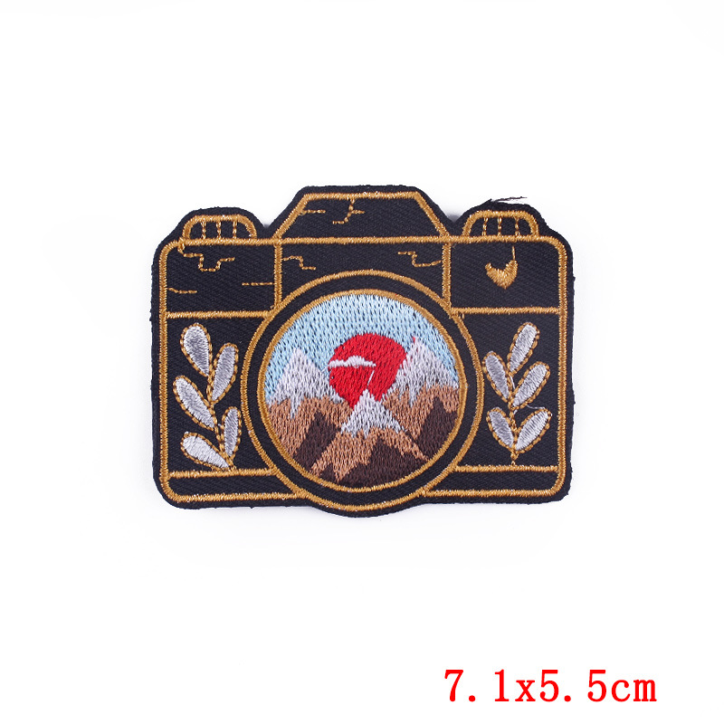 Spaceship Pattern 1 Piece Cartoon Style Cute Spaceship Black Clothing Sticker Patches