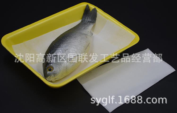 生鲜吸水纸厂家直销食品级保鲜垫生鱼片和肉类水果复着垫接使用
