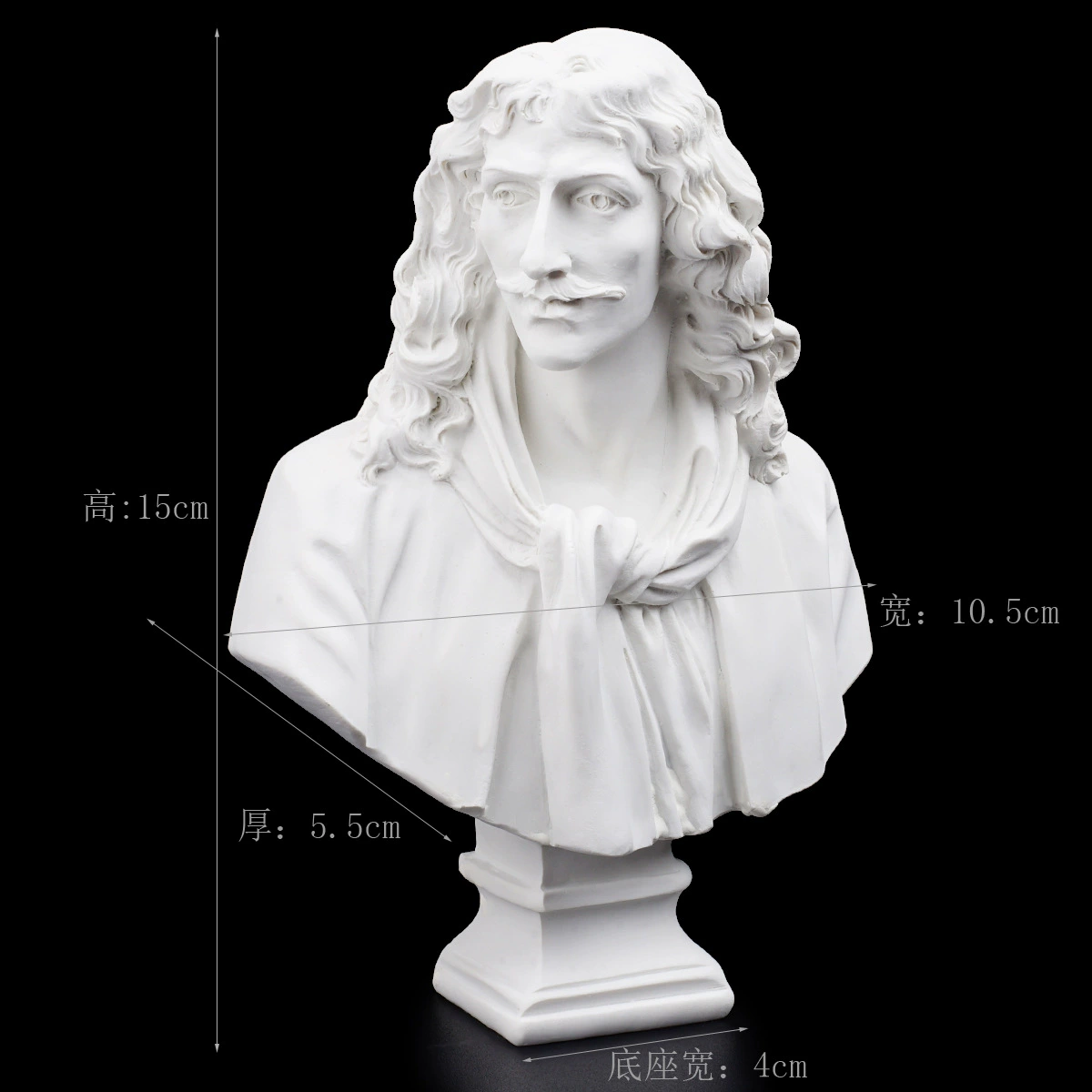 Resin gypsum statue of art sketching exercise sketch plaster is like home decoration ornaments like Marshalling