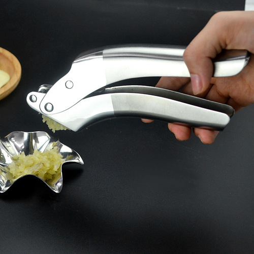 Amazon Stainless Steel 304 Garlic Press Kitchen Tool Garlic Masher Durable Manual Garlic Peeler Garlic Puree Maker