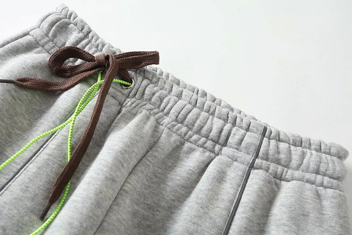 reflective strip stitching sweatpants  NSAC31661