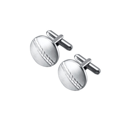 戴麗歐美簡約配飾衣飾男式商務法式襯衫圓形橢圓形金屬袖扣禮品