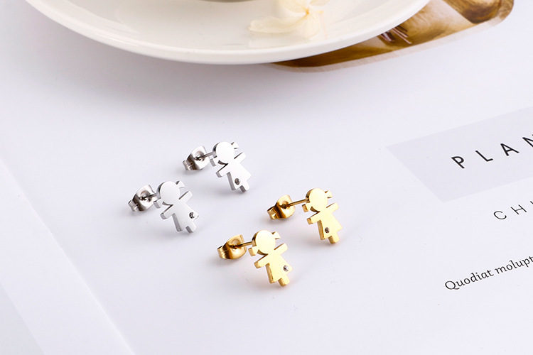 6g Weight Vacuum Plating Gold Plating Process 18K Gold Plated Plating Material Wedding, Travel Occasion Titanium Steel Material Flower Pattern Women'S Gender Plating Design Fashion Style Fashion Flower 18K Gold Plated Titanium Steel Wholesale 6