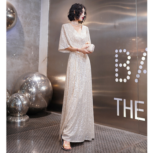 Evening Dresses cocktail party banquet dress vestido de banquete de cóctel Evening dress Sequin DRESS ZIPPER celebrity party dress dress dress person evening dress woman