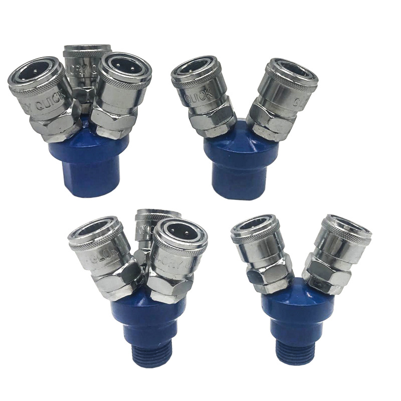 GL气动快速接头 C式自锁接头 空压机气泵快插接头 公头母头铁材质
