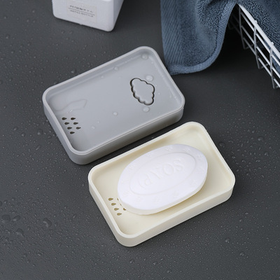 double-deck Leachate Soap box Plastic Soap box manual Dish Bathroom soap box TOILET Soap box