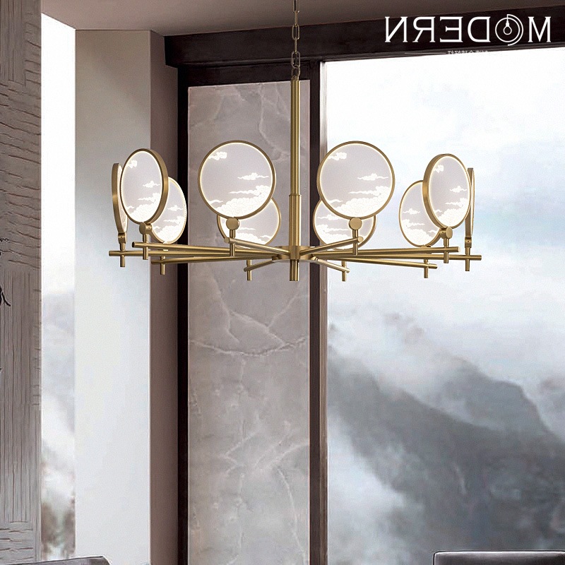 【4月新品】全铜吊灯 新中式客厅风餐厅禅意卧室创意