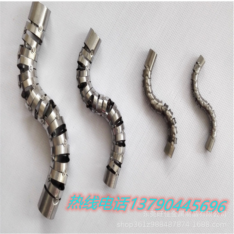 定制内窥镜管 医用蛇骨管 304不锈钢毛细管 螺旋切割蛇骨管