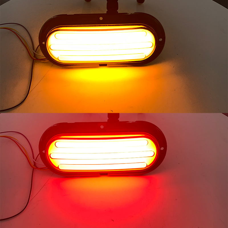 12V 24V 74LED suministro de comercio exterior de camiones pesados camión de remolque intermitente de luz lateral ancho de luz