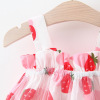 Children's summer slip dress, small princess costume, skirt, hat, children's clothing, 2020, Korean style, flowered