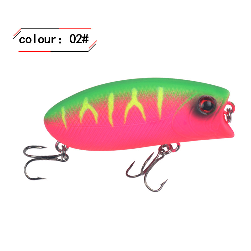 Small Popper Fishing Lure Hard Baits Bass Trout Fresh Water Fishing Lure