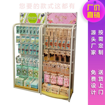 口紅唇膏美妝工具促銷架彩妝挂件化妝品展示架貨架玩具展架定制