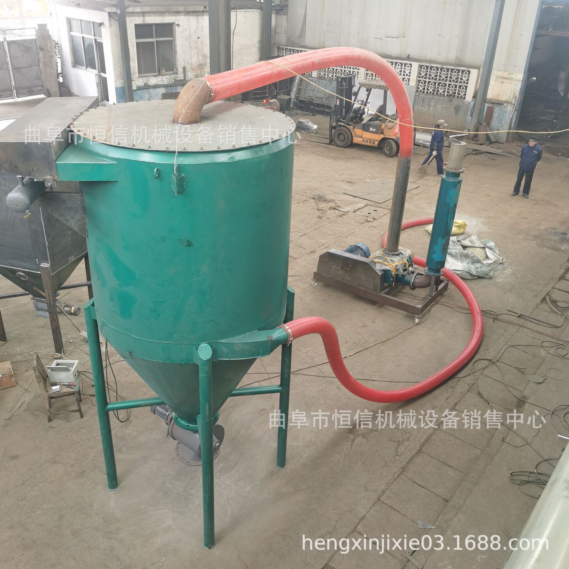 可移动水泥粉气力吸灰机 大中小型矿石粉布袋除尘负压气力输送机