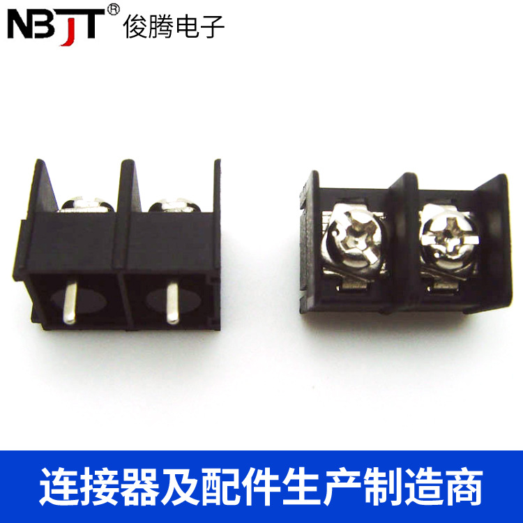 宁波慈溪JT/KF/DG/WJ 8500 2P/3P/4P PCB接线端子 间距8.5 黑色