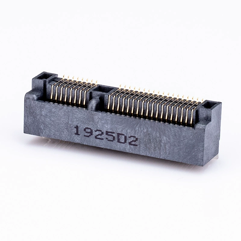 Мини PCIe 52pin высота 6.8 мм соединитель слота модуля 4G LCP g/f pH = 0.8