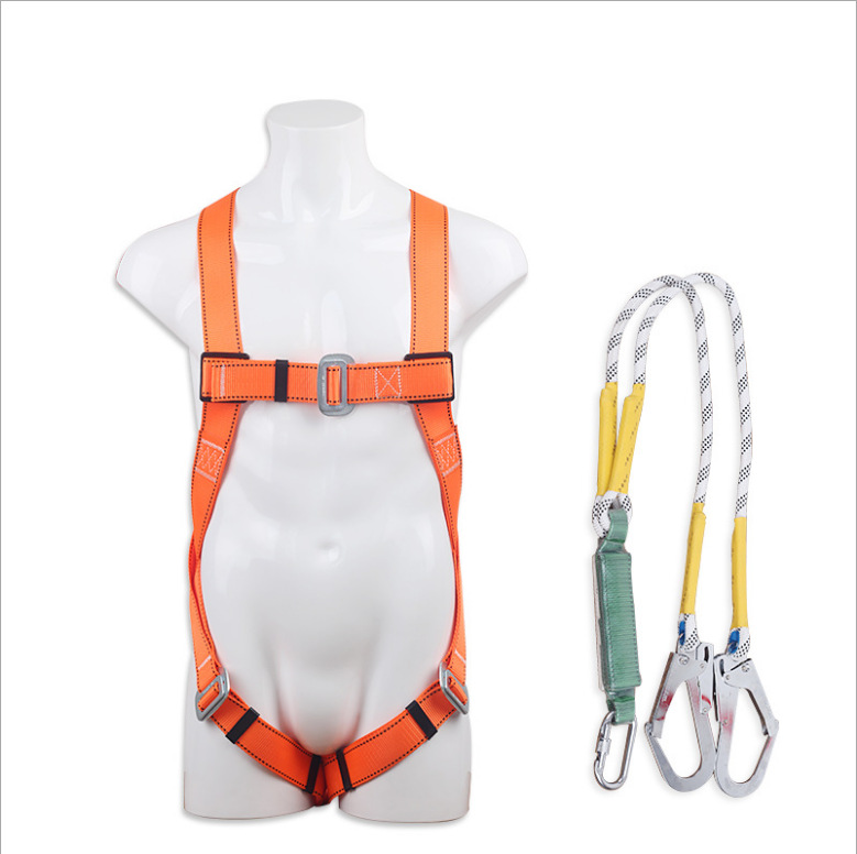 五点全身式安全带户外高空作业欧式全身安全带国标安全带厂家直销