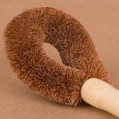 Jieneng Coconut Brown Kitchen Pot Scrubber Cleaning Brush