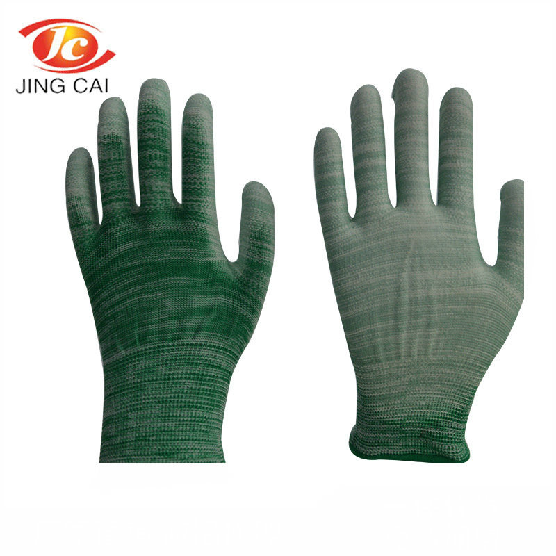 厂家销售电子无尘PU手套 PU无硅手套 防滑耐油手套