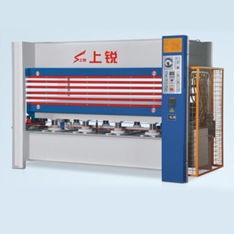 上锐全自动热压机板材复合门铝蜂窝板多层贴面贴皮专用木门机械