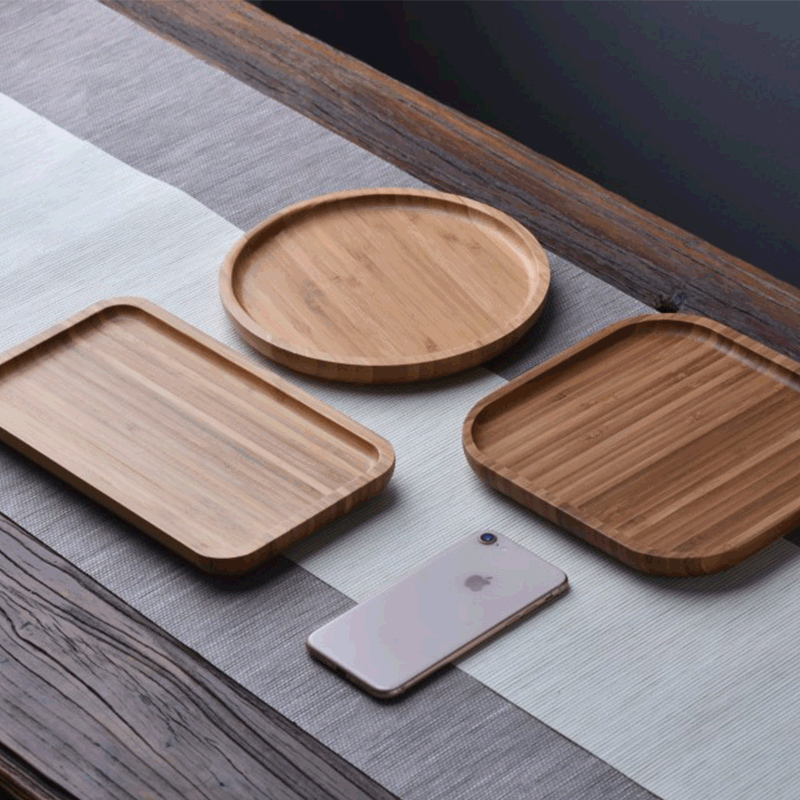 相思木托盘日式木制托盘创意水果餐盘面包盘厂家定制胡桃木托餐盘