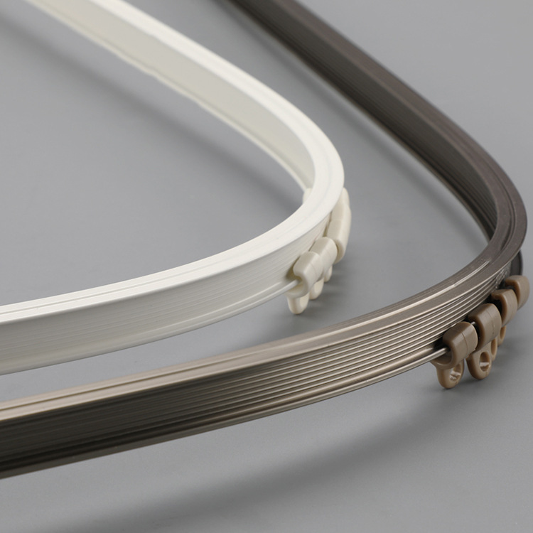 Windows Curtain track Bend aluminium alloy Curved track Curtain track
