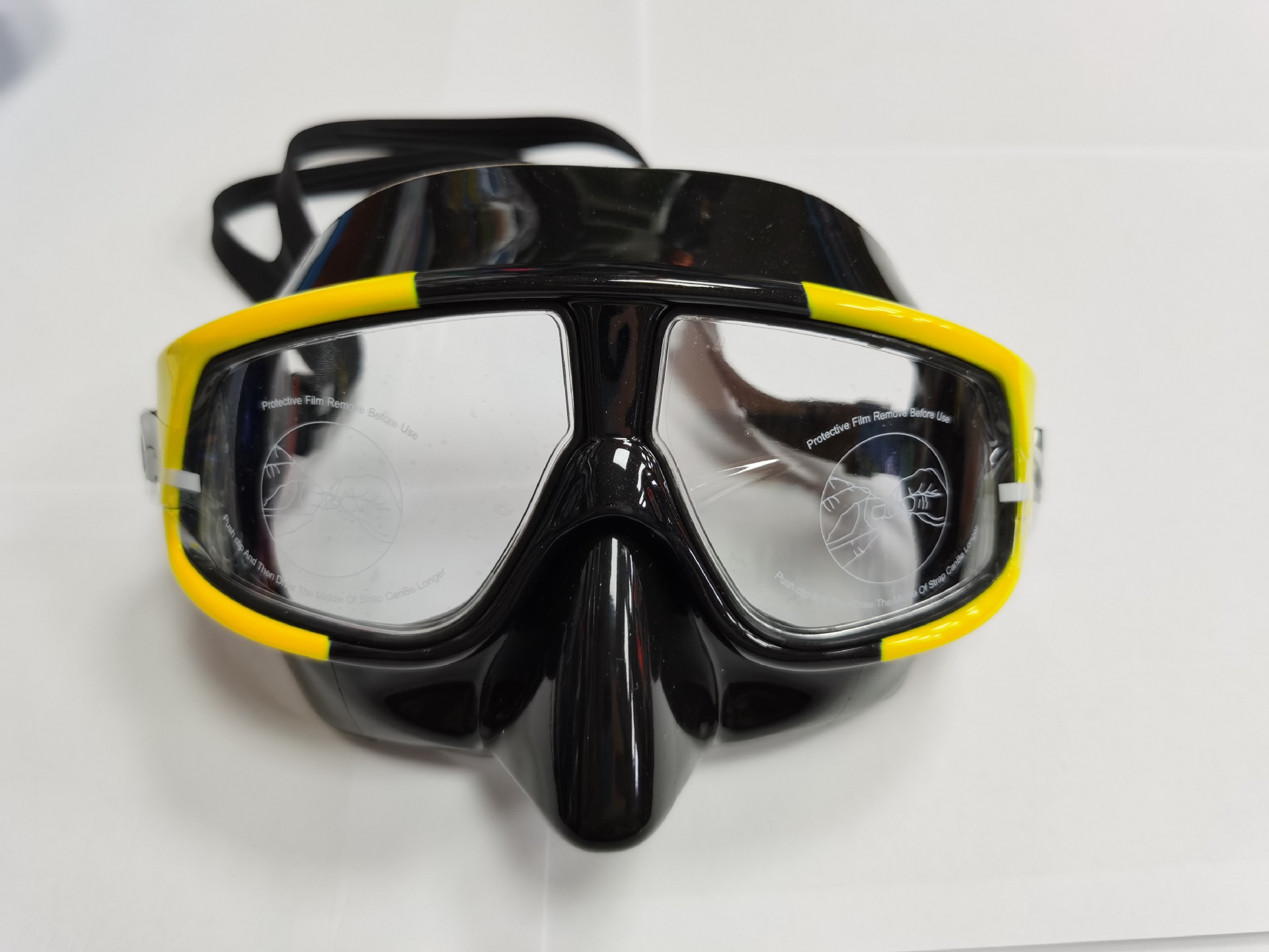 鲸鱼品牌大框游泳潜水硅胶泳镜浮潜两用游泳镜潜水镜|ms