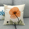 X-Ray colorful transparent flower linen pillow sleeve cross-border platform and other sources of supply and other sources of cushion cover to sell direct sales 010