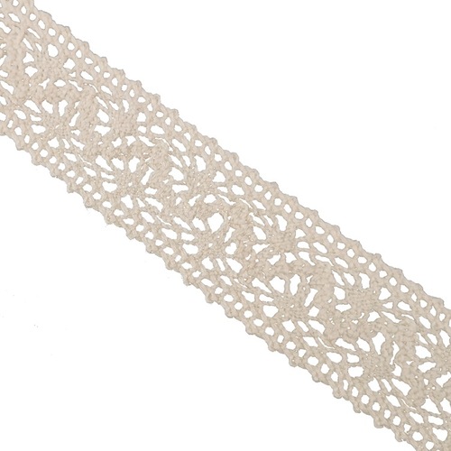 Factory supply DIY cotton thread lace curtains small edge, pure cotton thread lace clothing home textile accessories lace