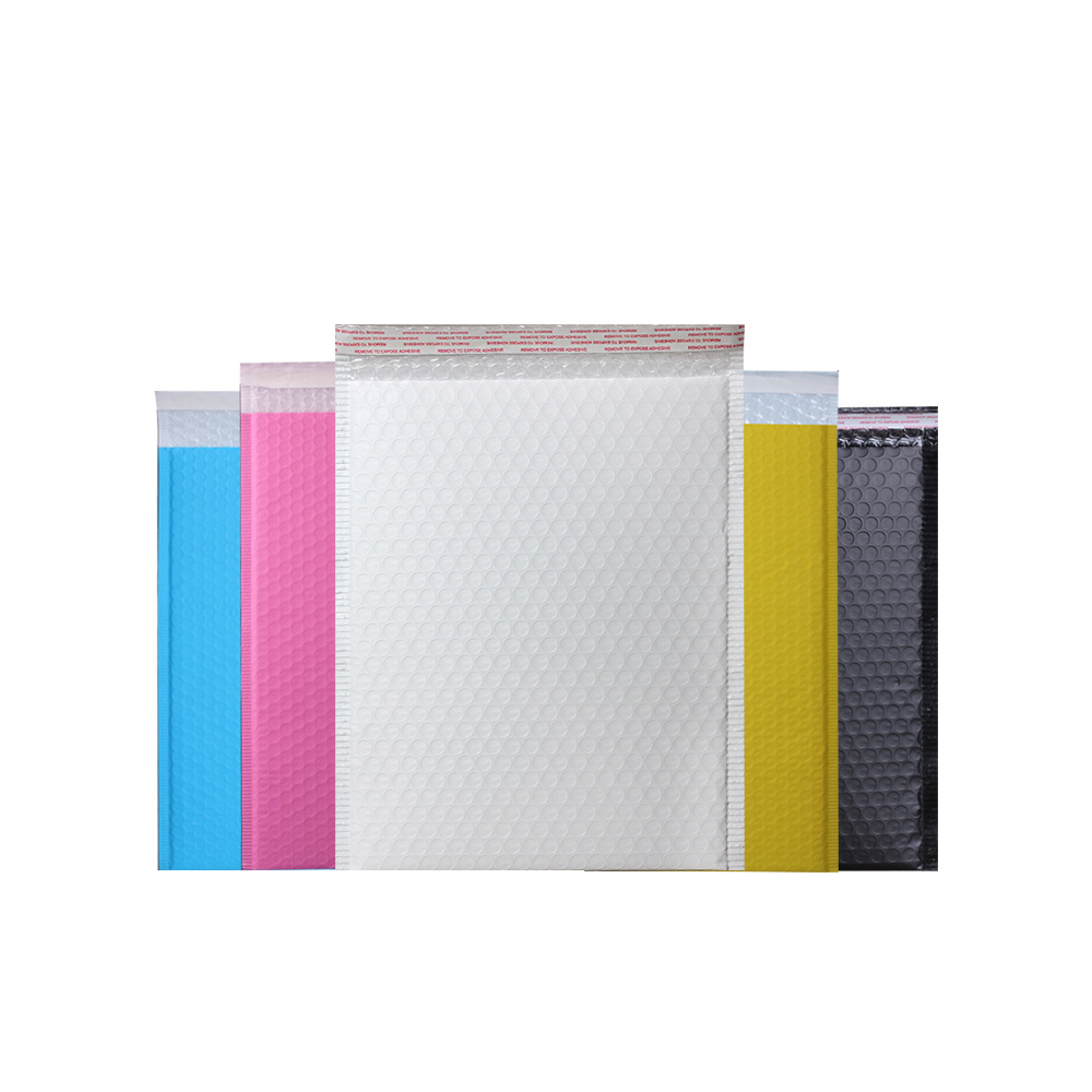 复合珠光膜气泡信封袋白色加厚长条快递气泡袋防震泡沫打 包装批