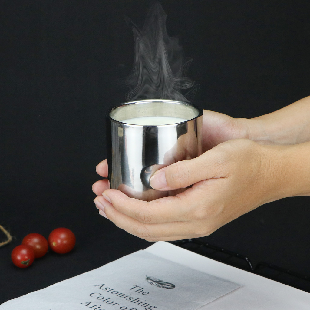 304水杯甜品杯果汁杯茶杯加厚双层定制商标酒杯咖啡杯儿童口杯