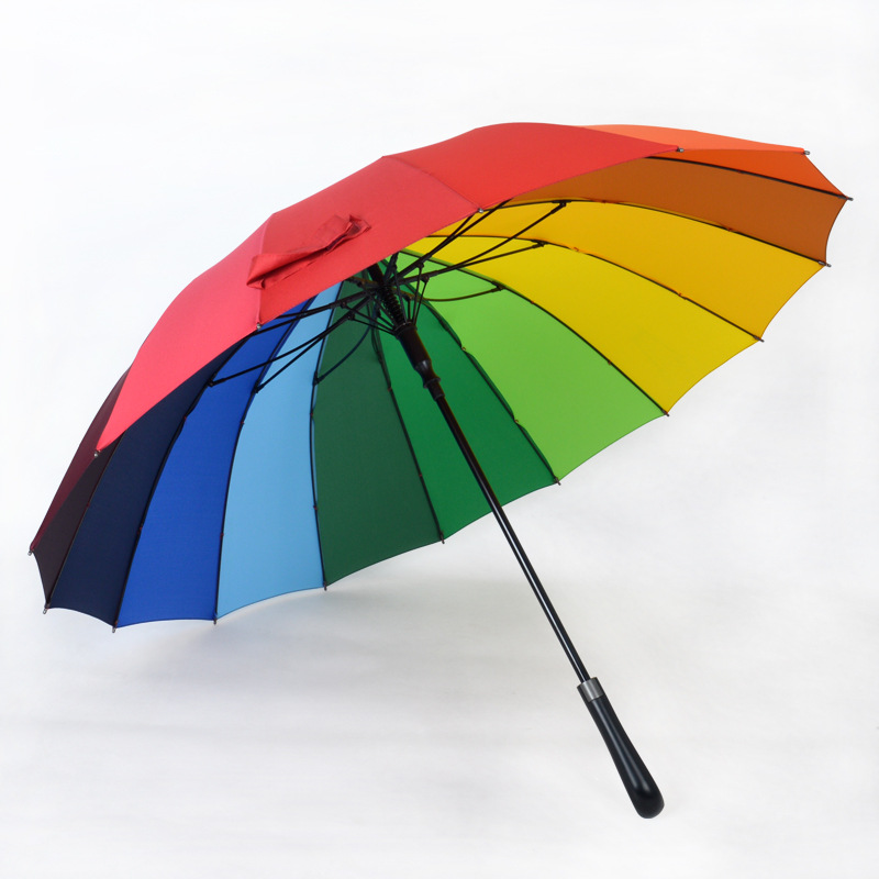 Rainbow automatic umbrella for men and women