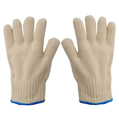 Factory-made custom-made heat-insulating and scald-proof gloves for foreign trade, double-layer extra-large size cotton microwave oven gloves with high temperature resistance up to 350 degrees.