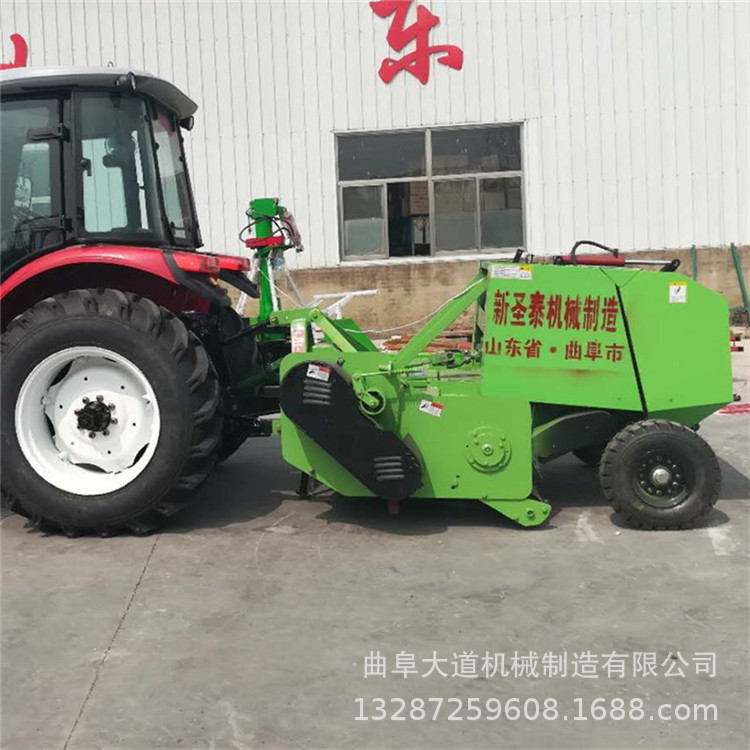 玉米杆粉碎打捆机价格 四轮玉米秸秆打捆机 农田作业打捆机