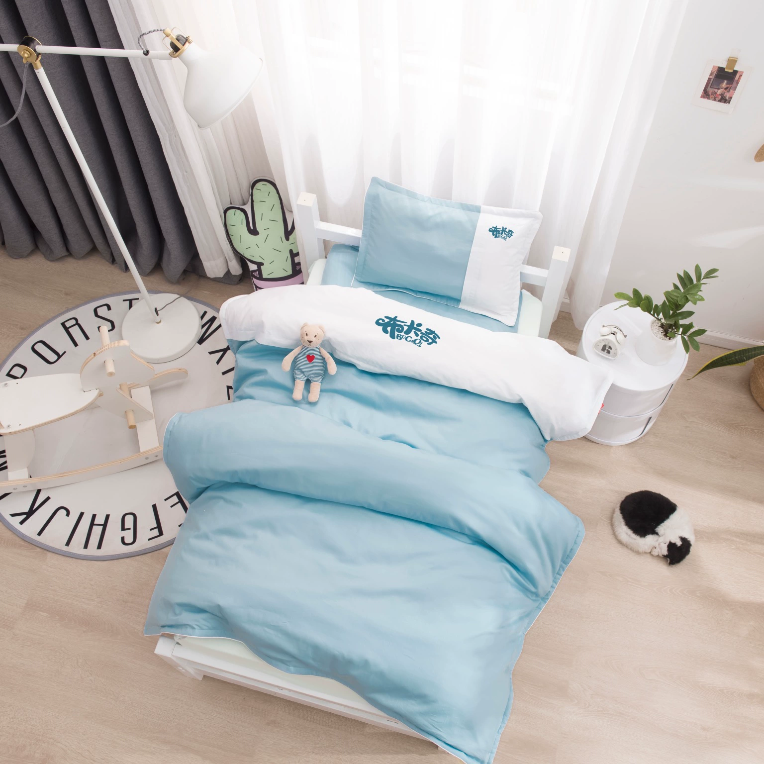 Set for kindergarten for sleep, duvet, bedspread, 3 piece set