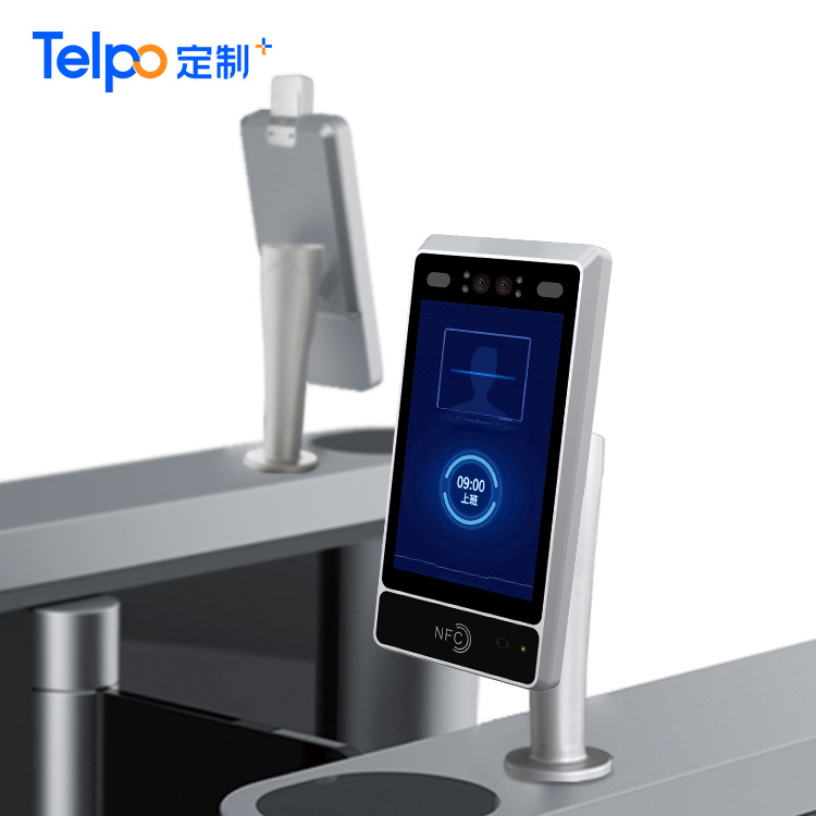8寸动态人脸识别考勤门禁机 办公楼刷脸闸机 天波厂家直销TPS980