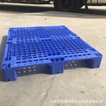 現貨供應 福建泉州漳州塑膠卡板1100*1100 藍色加厚PE塑料托盤